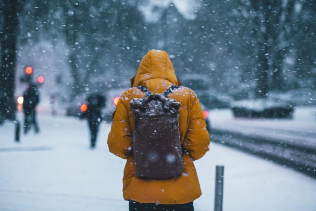 neige et travail
